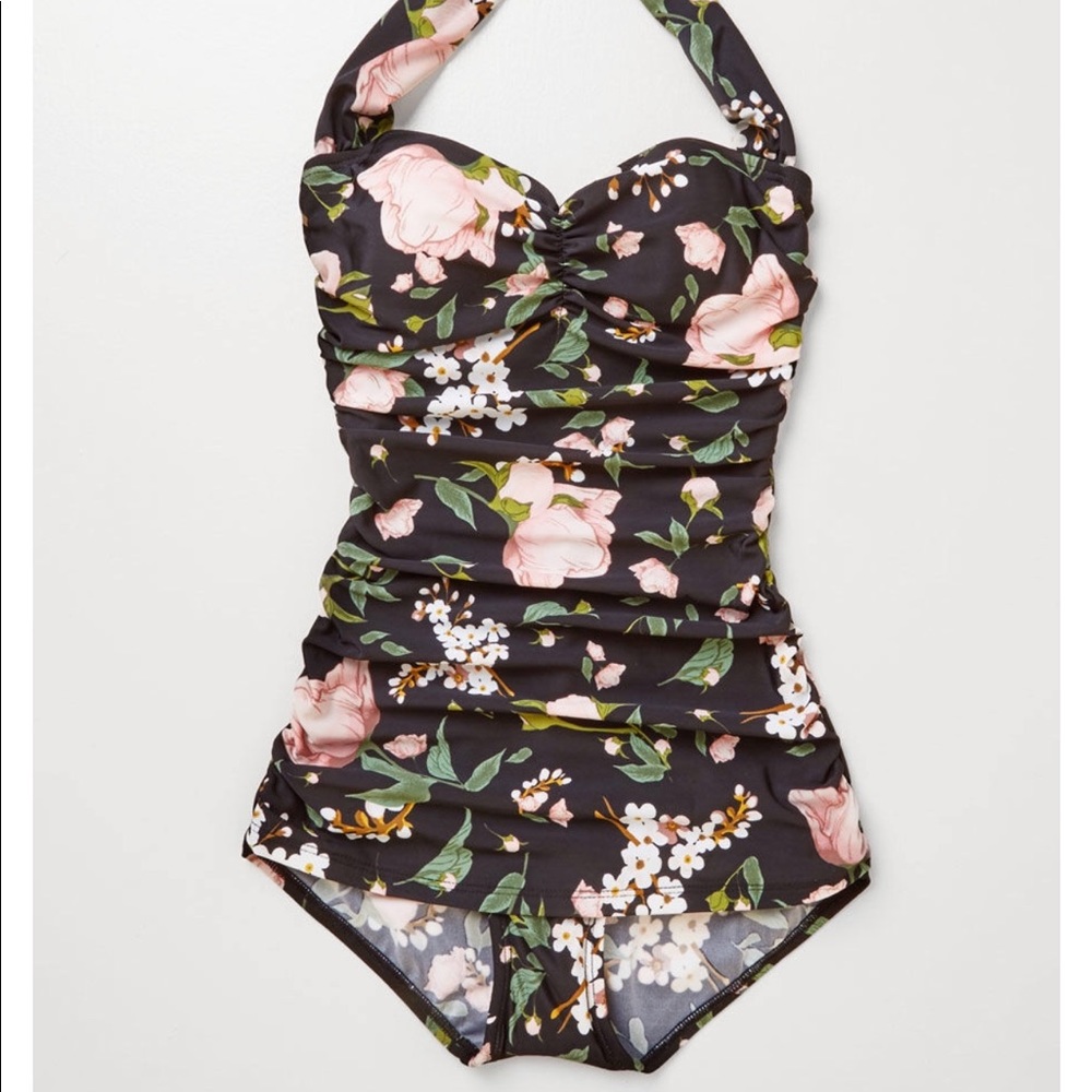 Esther Williams Floral One-Piece Swimsuit